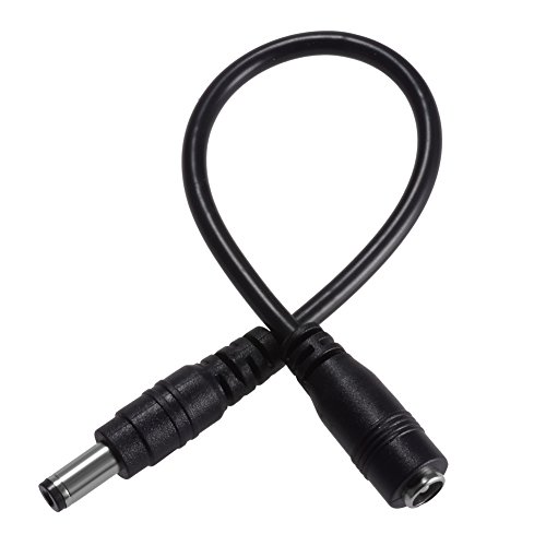 SoulBay 5.5 x 2.1mm Jack Reverse Polarity Converter Cable for Guitar Piano Pedals