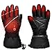SNOW DEER Upgraded Heated Gloves Men Women,Ski Motorcycle Electric Battery Mittens Gloves