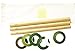 Floral Stem Wires (600 pcs) of 18, 22, 26 Gauge - Green, Brown, White Floral Tapes (6 pcs) - Premium Quality Flower Arrangement Kit with Storage Tubes and Floral Supplies Bag