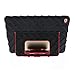 Gumdrop Cases Apple iPad Air 2 - Hideaway with Stand - Black - Red - Silicone - Rugged Shock Absorbing Protective Dual Layer Cover Case