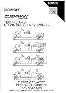 Amazon.com : EZGO 600938 2005-2007 Technicians Repair and Service