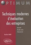 Techniques modernes d'évaluation des entreprises by 