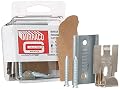 CRL Nickel Plated Adjustable Mirraco Mirror Clip Set for 3/8" Seamed Mirror by CR Laurence