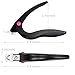 ECBASKET Acrylic Nail Clippers Professional Acrylic Nail Cutter Fake Nail Clippers Cutter Trimmer Manicure Tools