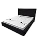 YICO Under Bed Restraint Set for Sex Play Adult Sex Things Sturdy Adjustable Strap with Soft Fur Wrist Hand and Ankle Cuffs Bondage Collection for Women Men Couple Pleasure, King Sized Mattress