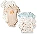 Rene Rofe Baby Lap Shoulder 5 Piece Bodysuit, Little Brown Squirrel, 0-3 Months