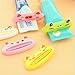 DMtse 4 X Home Design Shape Animal Toothpaste Tube Squeezers Roll Clip Tool