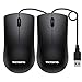 VicTsing Computer Mouse 2 Pack, 【2020 Classic】USB Mouse Optical Wired Mouse with 25% Higher Efficiency for Office Work, Compatible with Computer Laptop, PC, Desktop, Windows 7/8/10/XP, Vista and Mac primary