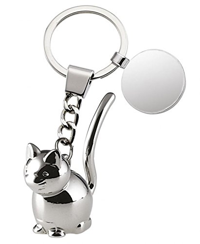 Ten KEYCHAIN CAT 3 D cod.EL7566 cm 10x3,5x2h by Varotto & Co.