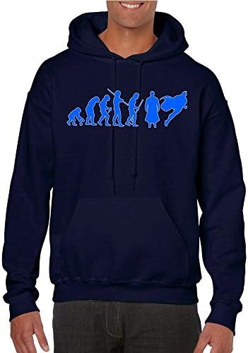 Mens Funny Printed Hoodies-Superman Evolution DC Comics-Funny Gifts tshirt