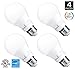 Hyperikon A19 Dimmable LED Light Bulb, 9W (60W Equivalent), ENERGY STAR Qualified, 2700K (Warm White), CRI90+, 800 Lumens, Medium Screw Base (E26), UL-Listed, 4-Pack