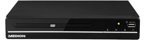MEDION E71021 DVD-Player (HDMI, USB, Xvid, MPEG4, MP3, Fotos, mehrsprachiges OSD, Regionalceode 2, PAL NTSC,Fernbedienung)