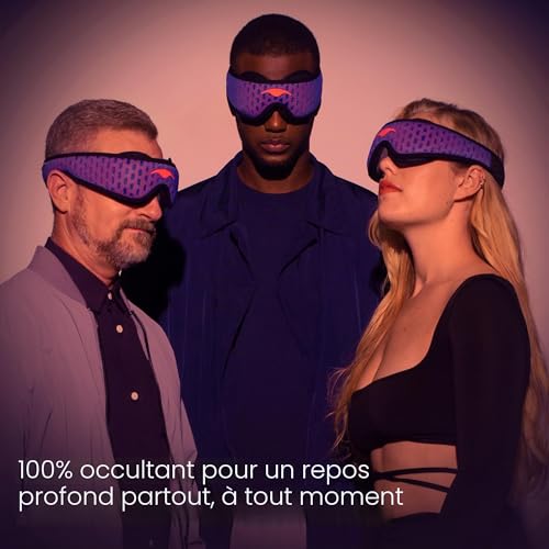 Manta Pro Sleep Mask - 100% Light Blocking Sleep Mask for Side Sleepers, Breathable and Comfortable for Sleep/Travel/Nap/Shift Work