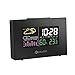 Digital Alarm Clock with Thermometer&Hygrometer Function, Temperature&Humidity Display, with Weather Forecast Station Function, LED Color Backlit Display, Black