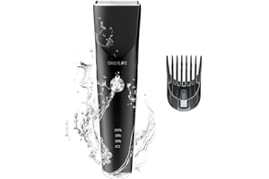 DAILYLIFE Beard Trimmer for Men, Adjustable Hair Clipper for Full-Body Grooming, Rechargeable Electric Groin Razor for Dad, Hygiene Waterproof Buzzer in Bathroom