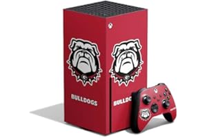Skinit Decal Gaming Skin Compatible with Xbox Series X Bundle - Officially Licensed University of Georgia Bulldogs Logo Design
