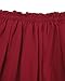 ZANZEA Women's Sexy Off Shoulder Chiffon Lace Ruffle Sleeve Blouse Mini Dress Summer Beach Cover Up Sundress Wine Red S