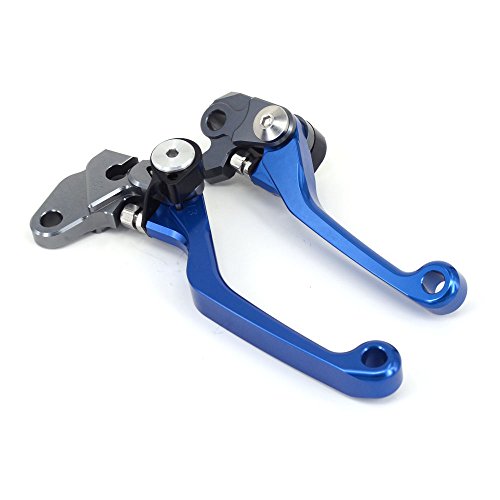 image for JFG RACING Billet Pivot Foldable Clutch Brake Lever For Yamaha YZ80 YZ