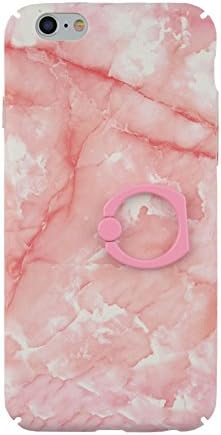 Xiaopangzi Ring Holder Phone Case PC Granite Scrub Marble Stone image Back Cover for iPhone 6/6s 6Plus 7 7Plus (Style 2, for iPhone 7)