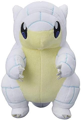 ZAMMA Alola Ice Sandshrew 8" Animals Plush Doll Figure Dolls Gifts for Children
