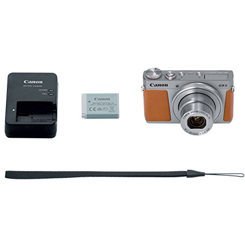 Canon-PowerShot-G9-X-Mark-II-1-201MP-4x-Zoom-Silver-Digital-Camera-Two-Pack-NB-13L-Spare-Batteries-Accessory-Bundle