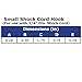 Ravenox FMS Bungee Shock Cord Hook | Bungee Cord Hook & Plastic Snap Hook for Outdoor Enthusiasts | Shock Cord Hooks & Bungee Hooks for Trampoline, Zipline, Exercise, Fitness & Home (4 Pack)