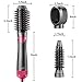 Hair Dryer Brush, Upgraded Hot Air Brush, 4 IN 1 One Step Hair Dryer & Volumizer, Negative Ion Hair Straightener Brush with Interchangeable Brush Heads for Reducing Frizz and Static (Gray)thumb 4