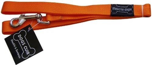 Wouapy Basic Line Lead for Dog 40 mm/1 m, Orange