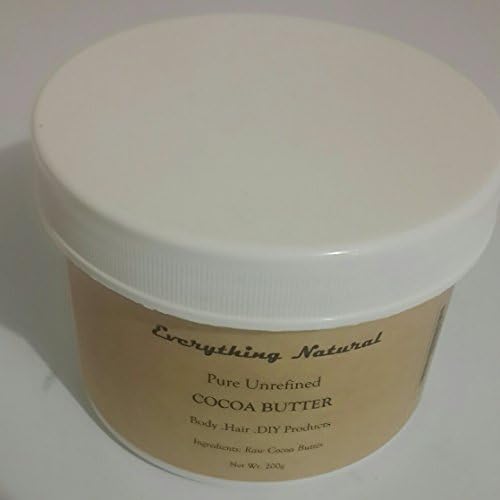 Cocoa Butter Unrefined Pure FOOD Grade. 200g. Amazing Cacao Quality and Scent. DIY for lotion, cream, lip balm, oil, stick or body butter