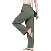 JEKAOYI Womens Casual Pants Pull On High Elastic Waist Stretchy Trousers | Comfy for Spring Summer and Fall, Loose Fit Straight Leg, Pockets, Suitable for Office