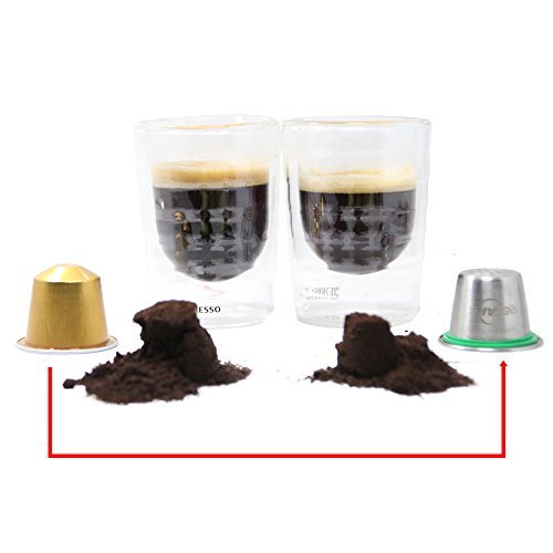 RECAPS Reusable Coffee Filter Capsules Compatible with Nespresso Original