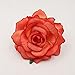 Fake flowers heads Big Silk Blooming Roses Artificial Flower Head For Wedding Decoration DIY party festival Home Decor Wreath Gift Scrapbooking Craft Flower 8pcs/lot 10cm (burgundy)
