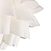 Possini Euro Design White Flower Hanging Pendant Lighting Fixture 25 1/4