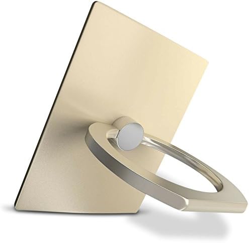 WonderTek - Phone Ring Stand Holder 360° Rotation Phone Grip, Kickstand, Universal Smartphone Cell Phone Ring for all iPhones and Samsung Galaxy, Tablets and iPads (Gold)