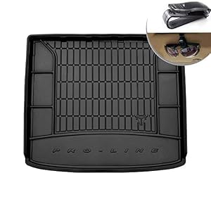 Desu Flexibele 3D kofferbakbekleding 1 stuk rubber zwart rubberen mat passend voor Volvo XC40 vanaf 2017