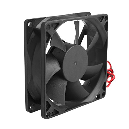 SCASTOE 80x80x25mm 12V 2-Pin PC Computer CPU System Heatsink Brushless Cooling Fan 8025