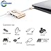 TOWABO 4-in-1 USB-C Hub with Type C, USB 3.0, USB 2.0 Ports for New MacBook 2015/2016 ,ChromeBook Pixel Devices Nokia N1,Nexus 6/6p and Other Type-C HUB Devices Connecting Adapter