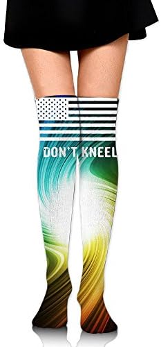 Women's Knee High Sport Long Sock I Don't Kneel For Walking Sport Long Stockings