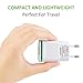 European USB Adapter, Niluoya Universal 3-Pack 2.1A/5V Dual Port Europe USB Charger Plug Travel Power Adapter for iPhone X 8/7/6/6S Plus 5S, iPad, Samsung Galaxy S6/S7/S8 Edge, HTC, LG, Moto, Kindle
