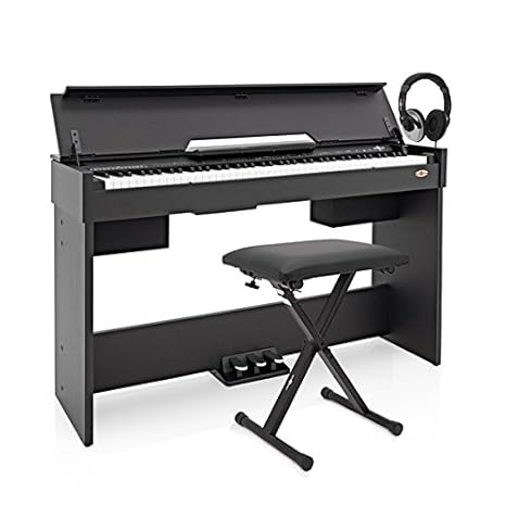 Piano Digital DP Compacto de Gearmusic  Accesorios Negro