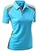 Cool Max Fabric 2 Tone Color T-Shirt SkyBlue Size L