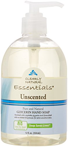 Clearly Natural Liquid Glycerine Soap with Pump Unscented 12 oz