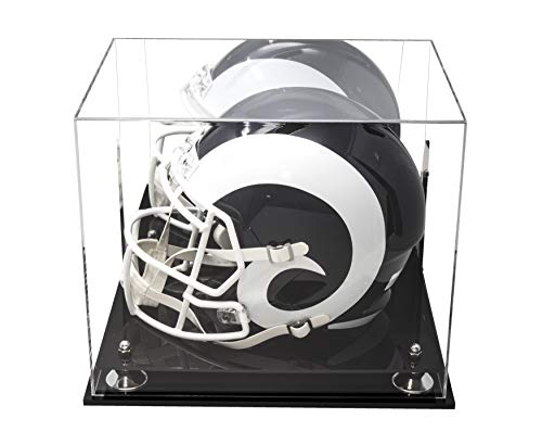 Perfect Cases Rectangle Football Helmet Display Case with Sport Moulding - Thumbnail 7