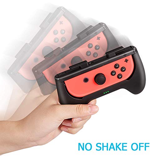 Grips for Nintendo Switch JoyCon,Joy Con Holder BuiltIn Rechargeable