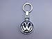 Volkswagen Keychain Car Accessories Keyring Wire Rope Key Chain with Chrome effect