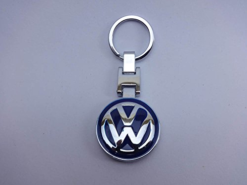 Volkswagen Keychain Car Accessories Keyring Wire Rope Key Chain with Chrome effect