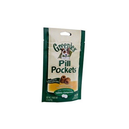 GREENIES PILL POCKETS FOR DOGS, 30 CHICKEN POCKETS FOR CAPSULES