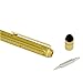 MONTEVERDE USA 9-in-1 Tool Liquid Ink Rollerball Pen in Brass – Hand-Machined Multifunctional Pen with Stylus, Screwdrivers, Level, and Ruler – Exclusive Collection, Ideal Gift for Engineers