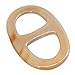 Marycrafts Buffalo Horn Scarf Ring H Oval Scarf Ring Handmade Multi Color Size 6: 2.75