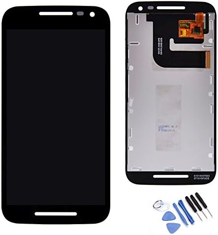 MORESUN-High Quality Full LCD Display Glass Touch Screen Digitizer Assembly Replacement Part for Motorola Moto G3 XT1552 G(2015) G(3rd Gen) (Black)